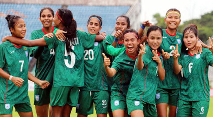 ইতিহাস গড়ে প্রথমবার এএফসি এশিয়ান কাপে বাংলাদেশের নারী দল
